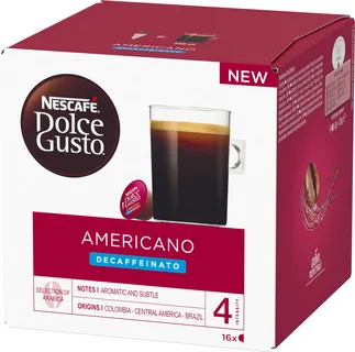Капсулы для кофемашин Dolce Gusto -  Americano Decaffeinato (16 шт.)