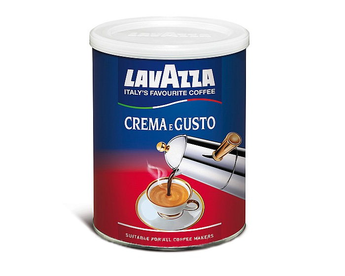 Кофе молотый Lavazza Crema e Gusto (250 гр) в банке