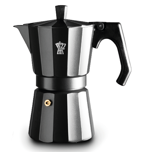Гейзерная кофеварка Pezzetti Luxexpress Black (на 9 порции)