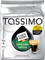 Кофе в капсулах Tassimo Carte Noire Cafe Long Delicat