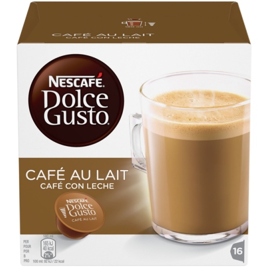 Капсулы для кофемашин Dolce Gusto -  Cafe Au Lait (16 шт.)