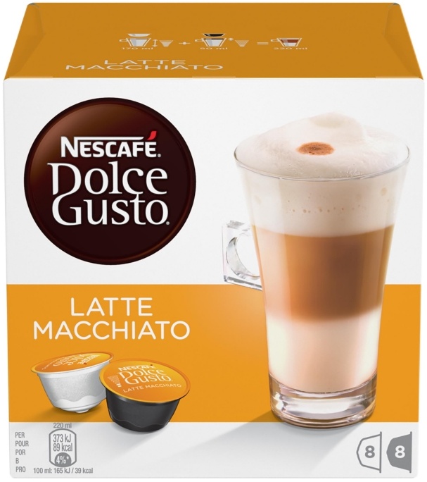 Капсулы для кофемашин Dolce Gusto -  Latte Macchiato (8 шт.)