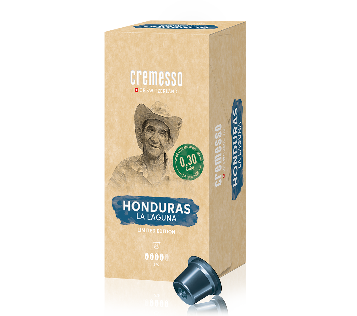 Капсулы для кофемашин Cremesso La Laguna Honduras (16 шт)