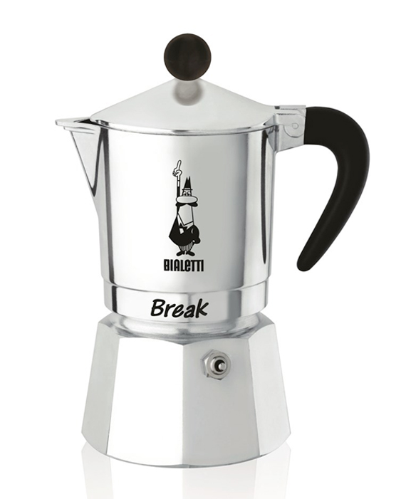 Гейзерная кофеварка Bialetti Break (6 порций, 240 мл), черный