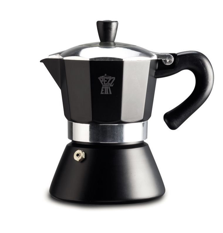 Гейзерная кофеварка Pezzetti Bellexpress Black Induction (на 6 порций)