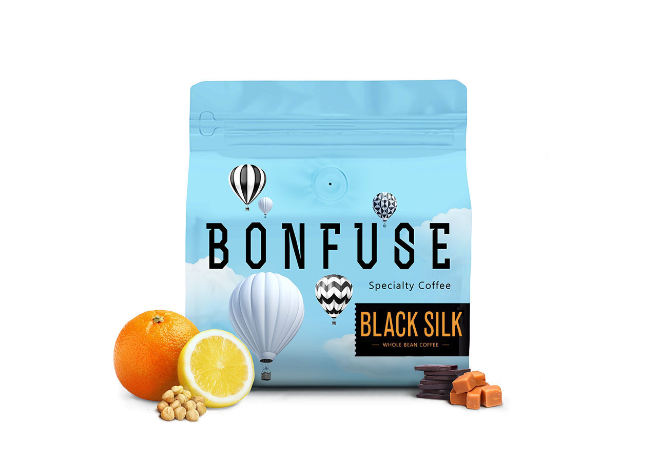 Кофе в зернах Bonfuse Black Silk (250 г)