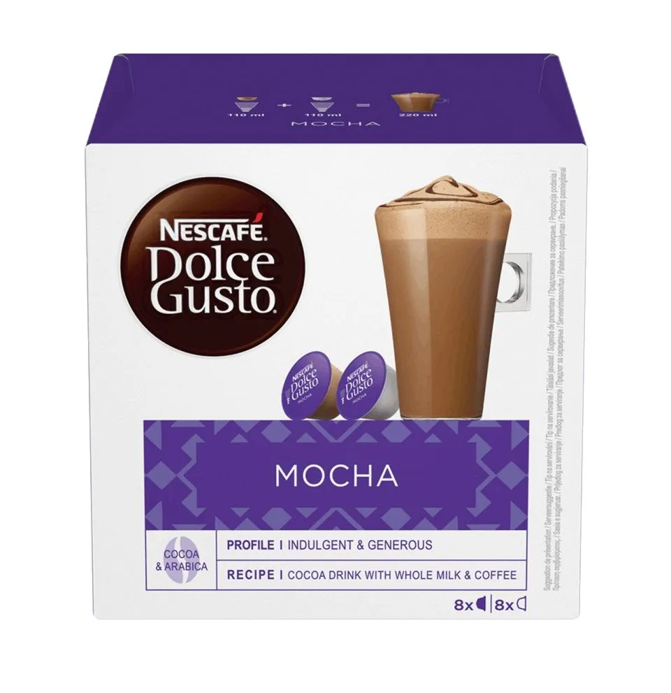 Капсулы для кофемашин Dolce Gusto - Mocha (8 шт.)