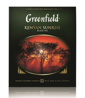 Чай черный Greenfield Kenyan Sunrise, 100 пак.