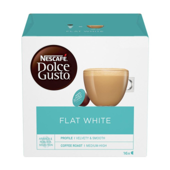 Капсулы для кофемашин Dolce Gusto -  Flat White (16 шт.)