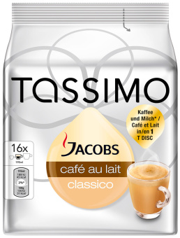 Кофе в капсулах Tassimo Кафе О Лэ