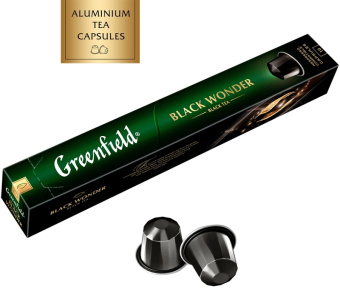 Чай в капсулах для кофемашин Nespresso Greenfield Black Wonder