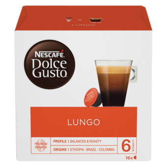 Капсулы для кофемашин Dolce Gusto -  Caffe Lungo