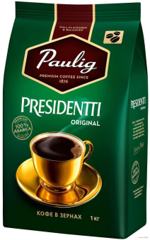 Кофе в зернах Paulig President Original (1 кг)