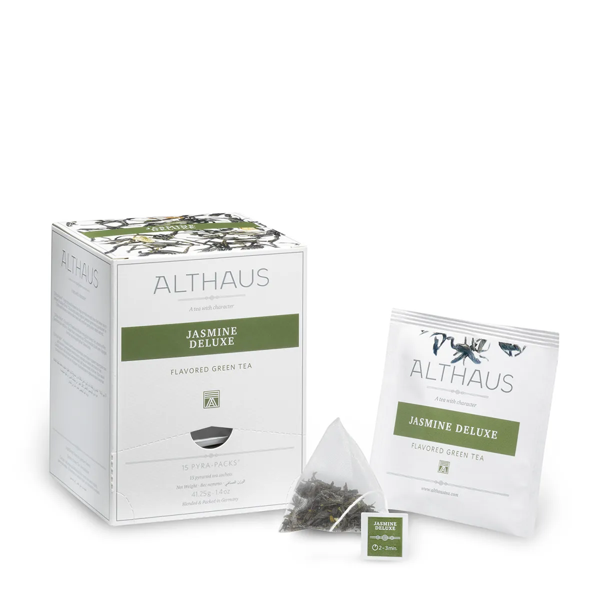 Чай зеленый Althaus Jasmine Deluxe, 15 пир.